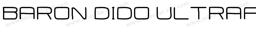 BARON DIDO ULTRAFINE字体转换